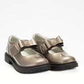 Lelli Kelly School Shoe Helen in Pewter Grey Patent
